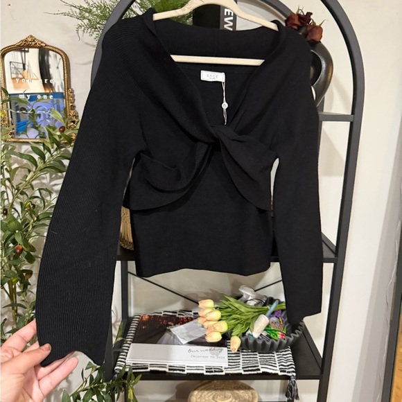 Sage the label Black Women's Sweater size large - Picture 5 of 10